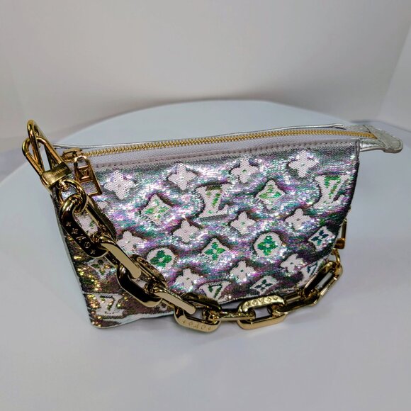 Louis Vuitton Iridescent Sequin and Silver Monogram Empreinte Bag - Picture 7 of 16